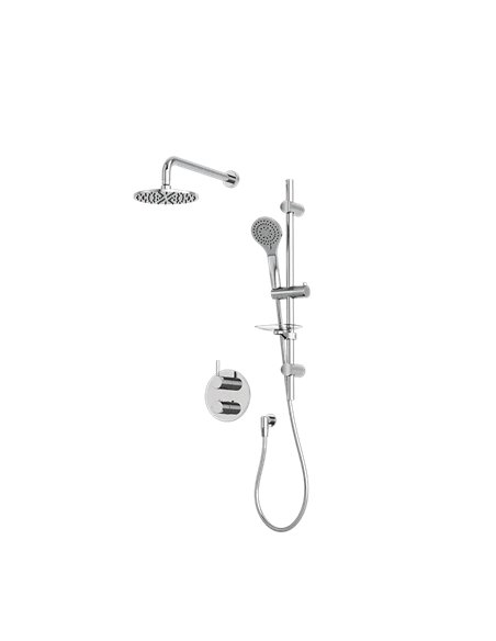 Rubi Vertigo 1/2" Thermostatic Shower Set 2 Way Diverter XVTR69R