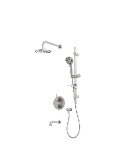 Rubi Vertigo 1/2" Thermostatic Shower Set 2 Way Diverter XVTR69R