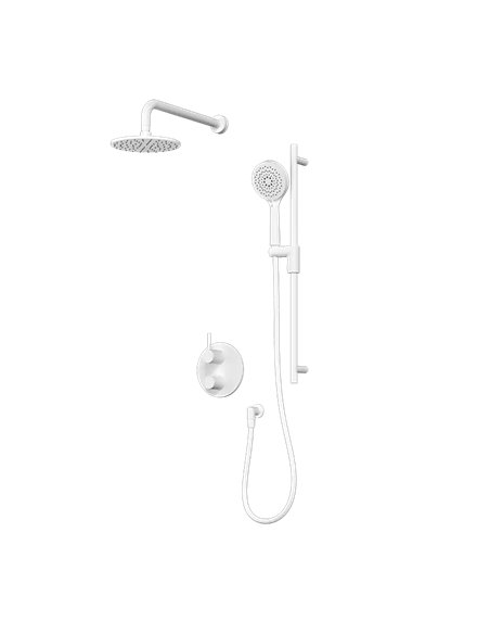 Rubi Vertigo 1/2" Thermostatic Shower Set 2 Way Diverter XVTR69R