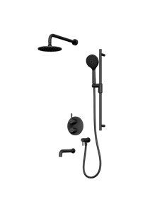 Rubi Vertigo 1/2" Thermostatic Shower Set 2 Way Diverter XVTR69R