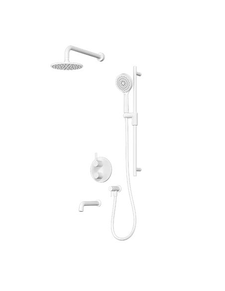 Rubi Vertigo 1/2" Thermostatic Shower Set 2 Way Diverter XVTR69R