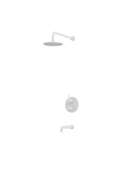 Rubi Vertigo 1/2" Thermostatic Shower Set 2 Way Diverter XVTR69R
