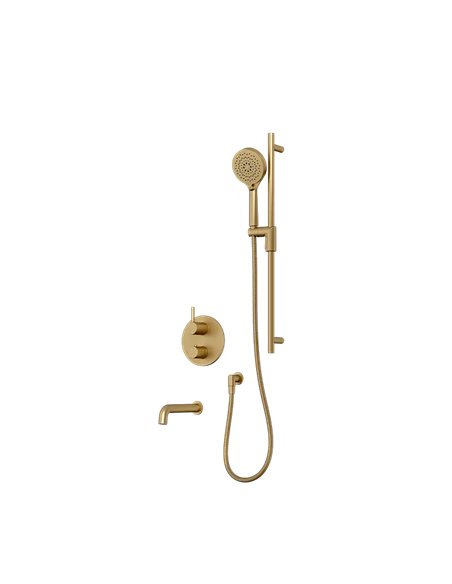 Rubi Vertigo 1/2" Thermostatic Shower Set 2 Way Diverter XVTR69R