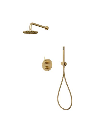 Rubi Vertigo 1/2" Thermostatic Shower Set 2 Way Diverter XVTR69R
