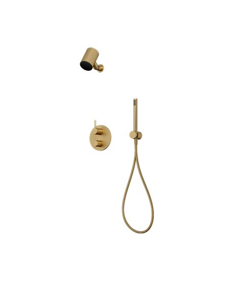 Rubi Vertigo 1/2" Thermostatic Shower Set 2 Way Diverter XVTR69R