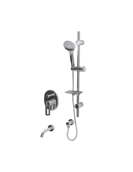 Rubi Myrto 1/2" Pressure Balance Shower Set/dev./Volumne Control without Shower Valve