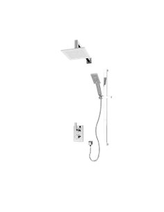 Rubi Quatro 1/2" Thermostatic Shower Set 2 Way Diverter XVTR69S Trim Only