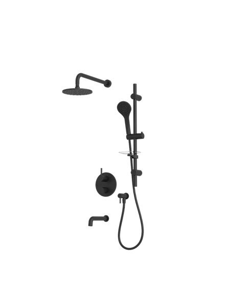 Rubi Vertigo 1/2" Thermostatic Shower Set 2 Way Diverter XVTR69R Trim Only