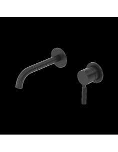 Riobel Riu Wall Mount 360° Lavatory Faucet Knurled Trim