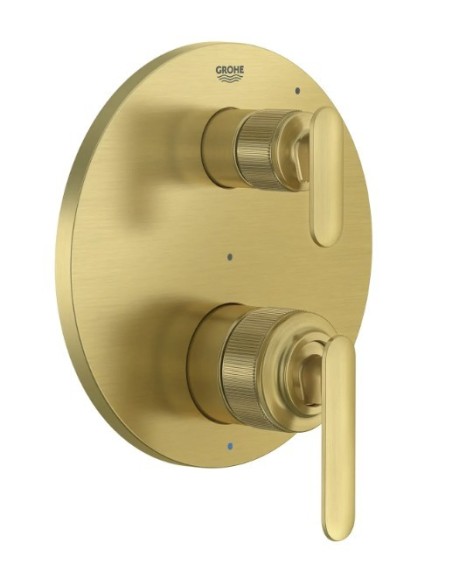 Grohe Listra 2-Handle Pressure Balance Valve Trim With 2-Way Diverter