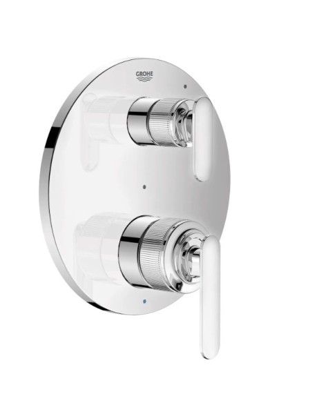 Grohe Listra 2-Handle Pressure Balance Valve Trim With 2-Way Diverter