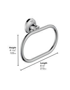Grohe Listra Towel Ring 2