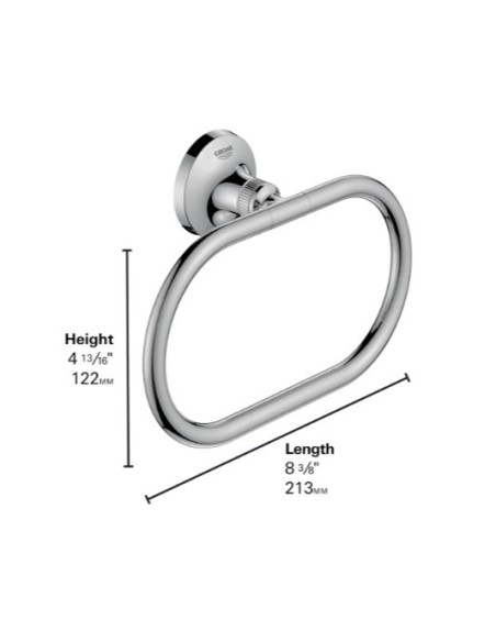 Grohe Listra Towel Ring