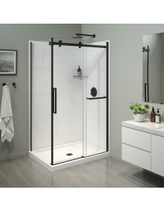 Maax Halo Pro 48 x 32 x 78 3/4 in. 8mm Sliding Shower Door