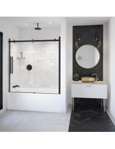 Maax Vela 56 ½-59 x 59 in. 8 mm Sliding Tub Door