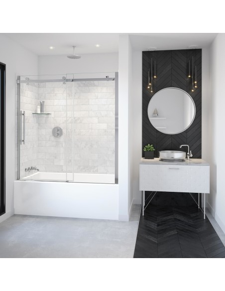Maax Vela 56 ½-59 x 59 in. 8 mm Sliding Tub Door