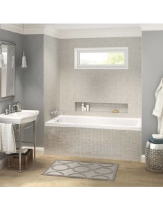 Maax Pose 6636 IF Acrylic Alcove Bathtub