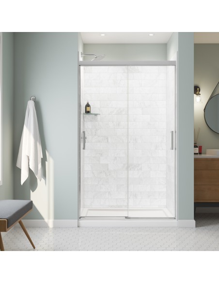 Maax Incognito 76 44-47 x 76 in. 8mm Bypass Shower Door
