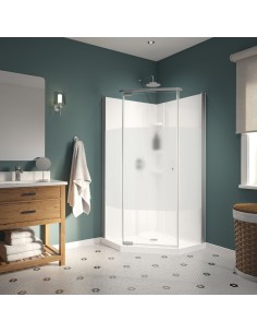 Maax Begonia Centre Silk 36 x 36 Shower Kit