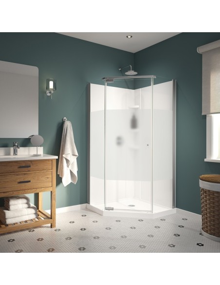 Maax Begonia Centre Silk 36 x 36 Shower Kit