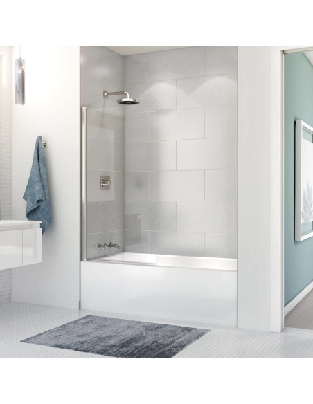 Maax Edge 30 x 55 ½ in. 6 mm Tub Screen