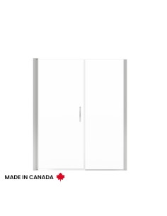 Maax Manhattan Pivot 57-59 x 68 in. 6 mm Shower Door 2