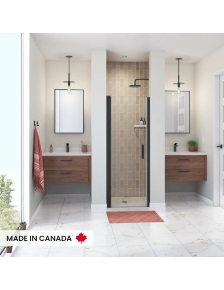 Maax Manhattan Pivot 27-29 x 68 in. 6 mm Shower Door