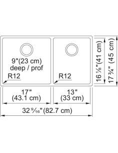 Franke CUX160-32-CA Cube Undermount 18G Stainless Steel... 2