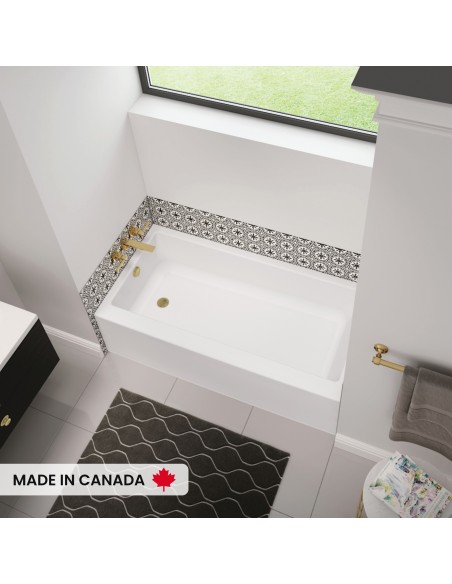 Maax Rubix Access 60x30x16 AFR Alcove Bathtub