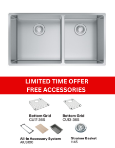 Franke CUX160-32-CA Cube Undermount 18G Stainless Steel...