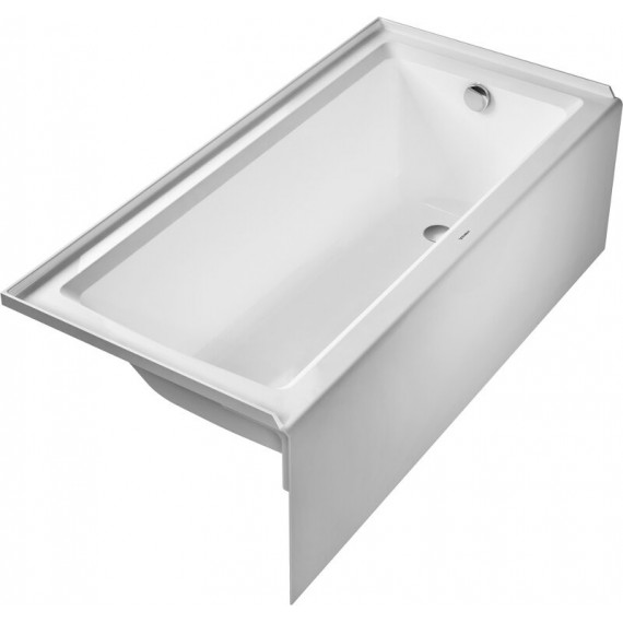 Duravit 700407000000090 Bathtub Architec 66x32 white with integr.paneltile flange drain righ