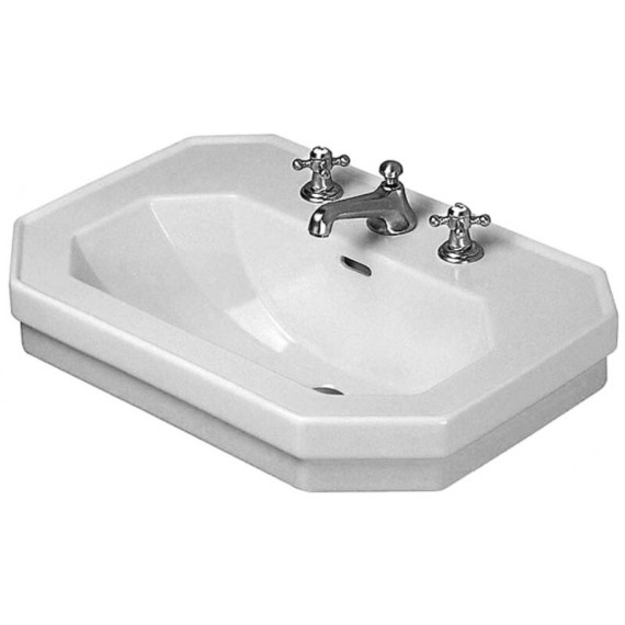Duravit 0438700000 Washbasin 700mm 1930 white with OF with TP 1 TH