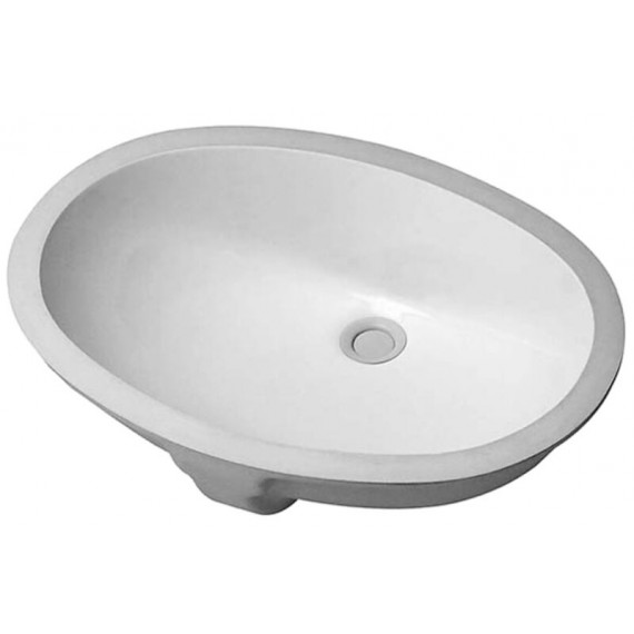 Duravit 0466510000 Vanity basin 510mm Santosa white undercounter with OF wo TP
