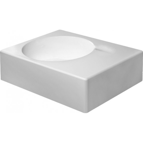 Duravit 0684600000 Washbasin 60 cm Scola white bowl left side with overflow