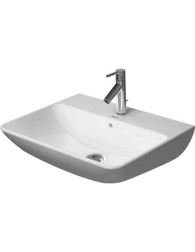 Duravit 2335600030 Washbasin 600mm ME by STARCK white with OF with TP 3 TH