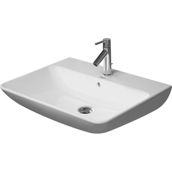 Duravit 2335650030 Washbasin 650mm ME by STARCK white with OF with TP 3 TH