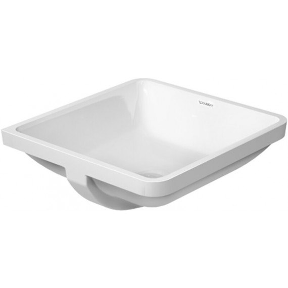 Duravit 03054300001 Vanity basin 43cm Starck 3 white undercounter model wo tap platform