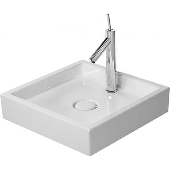 Duravit 03874700271 Wash bowl square Starck 1 47cm white wo of 1 th ground WGL