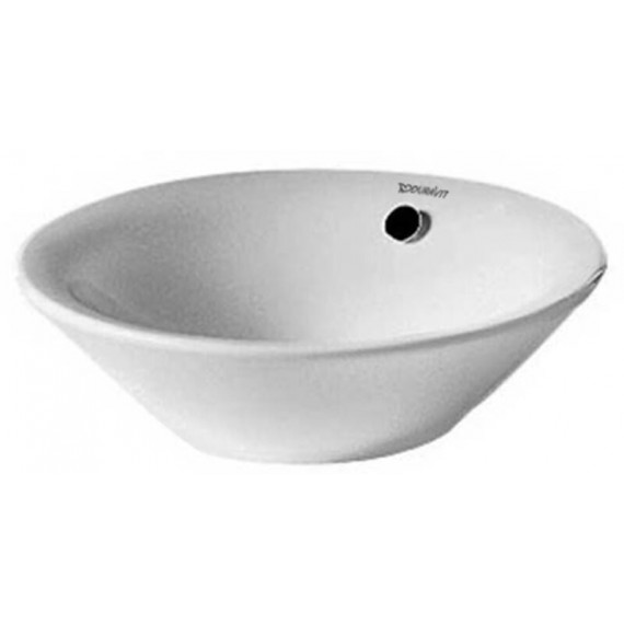 Duravit 04083300001 Wash bowl 33 cm Starck 1 white with overflow wo tap platform WGL