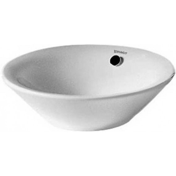 Duravit 04085300001 Wash bowl 53 cm Starck 1 white with overflow wo tap platform WGL