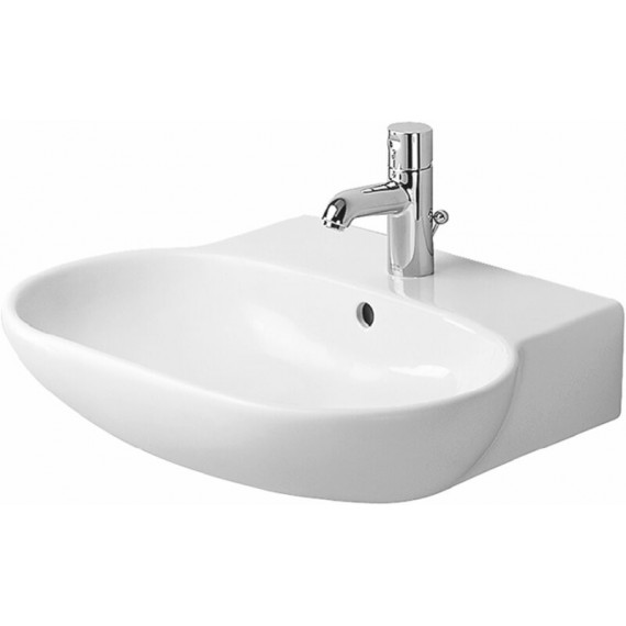 Duravit 04196000301 Washbasin 60 cm Foster white with 3 tap holes WonderGliss