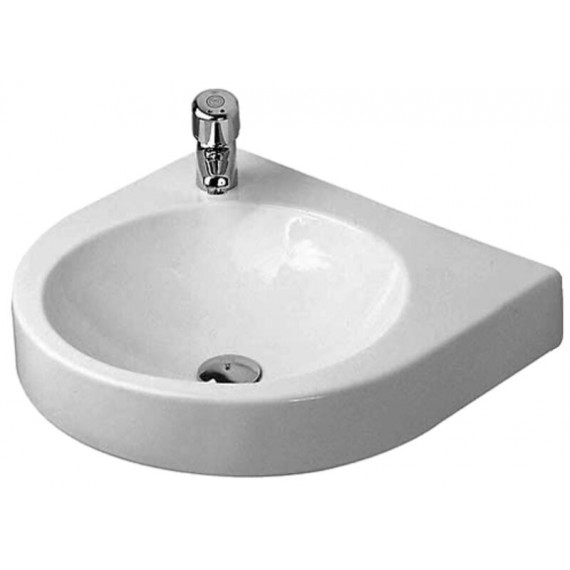 Duravit 04495800081 Washbasin 580mm Architec white wo OF with TP TH right WGL