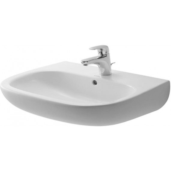 Duravit 23106000002 Washbasin 60 cm D-Code with of. with tp 1 th white
