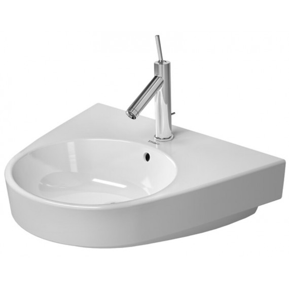 Duravit 23236000251 Washbasin 60 cm Starck 2 white with OF with TP 3 TH ground WGL