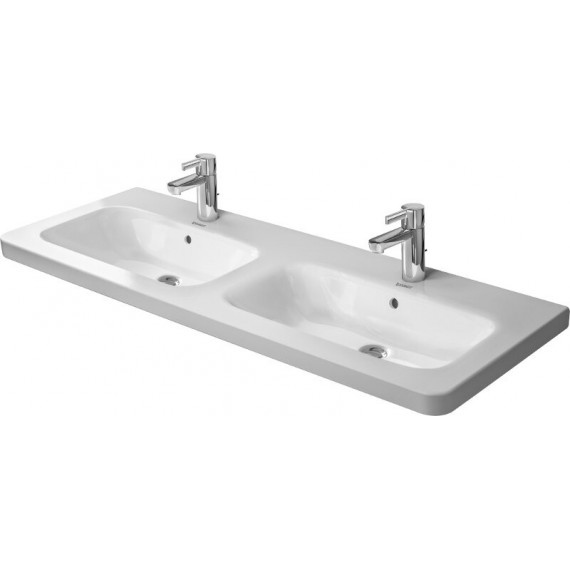 Duravit 2338130000 Double furniture washbasin 1300mm DuraStyle white w.OF w.TP 1 TH