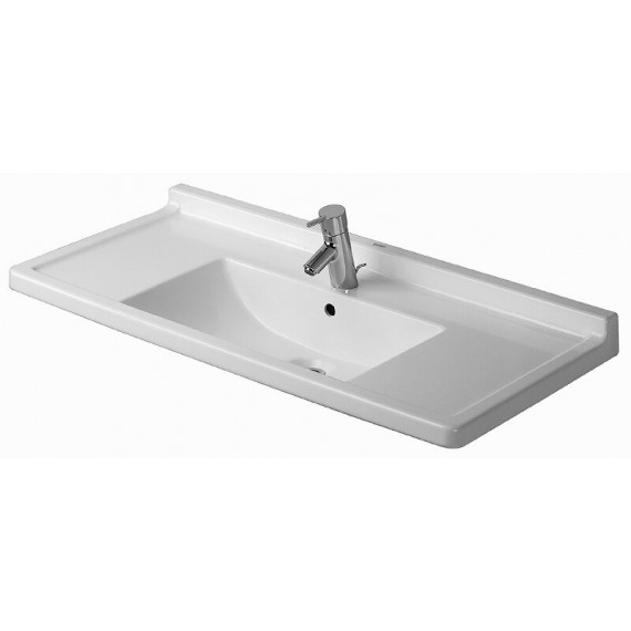 Duravit 03041000001 Furniture washbasin 105 cm Starck 3 white with OF with TP 1 TH WGL