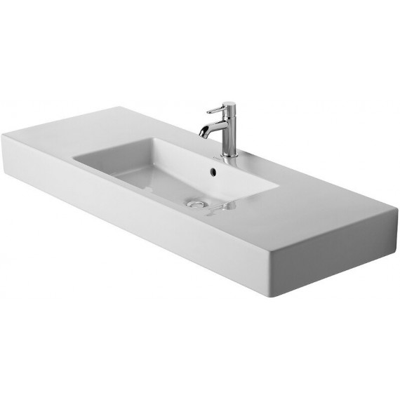Duravit 03291200001 Furniture washbasin 125 cm Vero white with overflow 1 tap hole