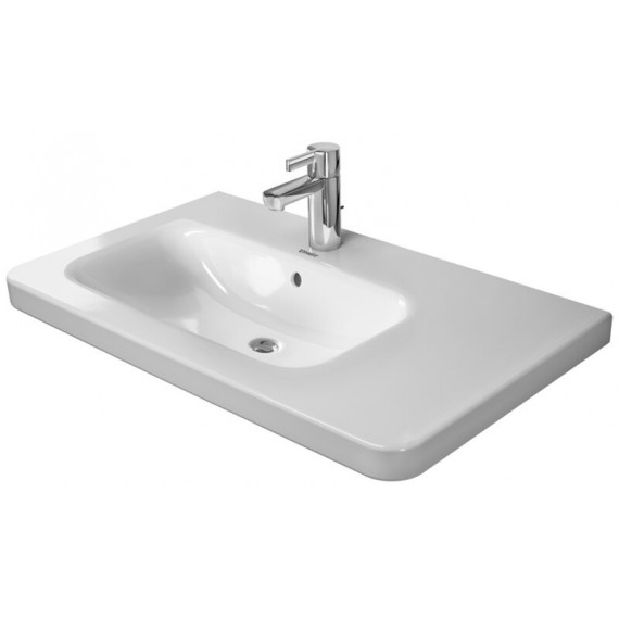 Duravit 23258000001 Furniture washbasin 800mm DuraStyle white asym B-le. w.OF w.TP 1 TH WGL