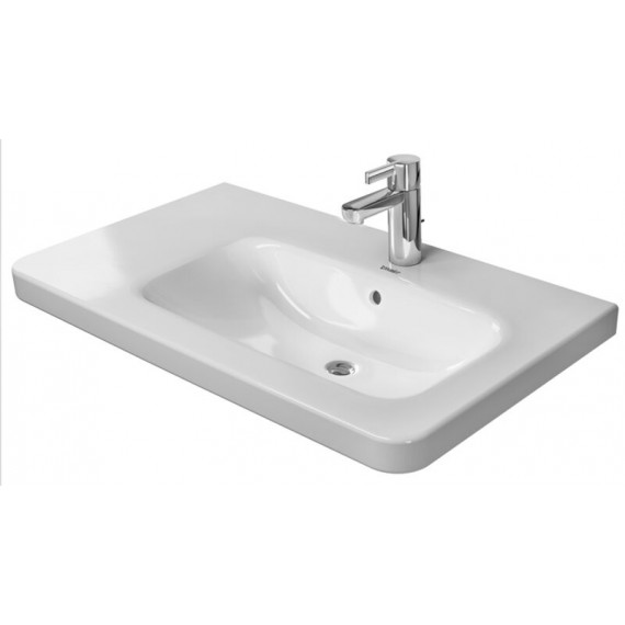 Duravit 23268000001 Furniture washbasin 800mm DuraStyle white asym B-ri. w.OF w.TP 1 TH WGL