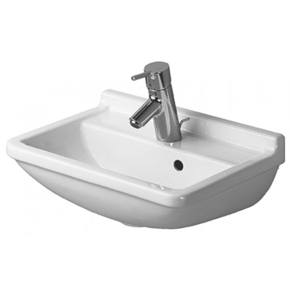 Duravit 0750450000 Handrinse basin 45 cm Starck 3 with overflow white